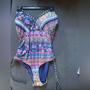 Johnny Was ALAINA SIDE DRAWSTRING ONE PIECE